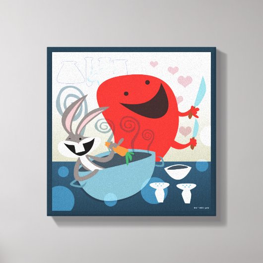 Toile BUGS BUNNY™ & Gossamer Préparation de repas Whimsi (Recto)