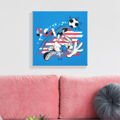Toile BUGS BUNNY™ Team USA Soccer Graphic (Insitu(Salon))