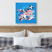 Toile BUGS BUNNY™ Team USA Soccer Graphic (Insitu(Chambre))