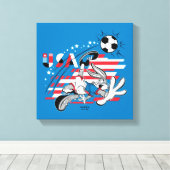Toile BUGS BUNNY™ Team USA Soccer Graphic (Insitu (Plancher de Bois))
