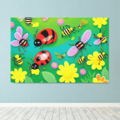 Toile Bugs 'n' Hugs Colorés (Insitu (Plancher de Bois))