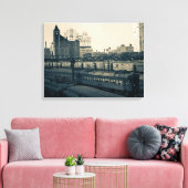 Toile Building Chicago Vintage (Insitu(Salon))