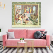 Toile Building The Temple of Solomon, illustration from (Insitu(Salon))