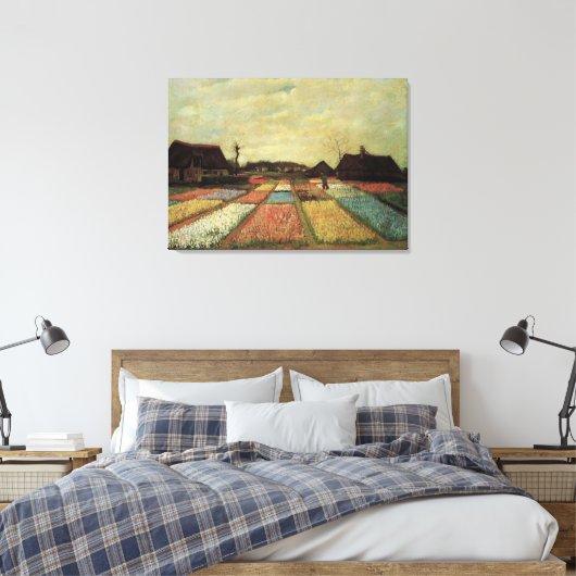 Toile Bulb Fields par Vincent van Gogh (Insitu(Chambre))