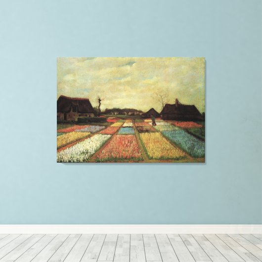Toile Bulb Fields par Vincent van Gogh (Insitu (Plancher de Bois))