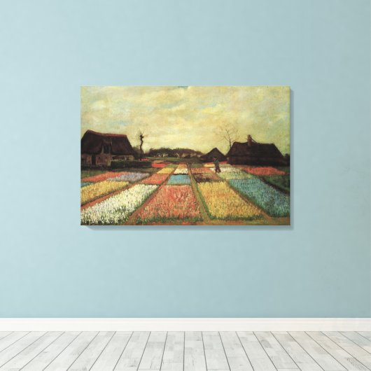 Toile Bulb Fields par Vincent van Gogh (Insitu (Plancher de Bois))