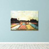 Toile Bulb Fields par Vincent van Gogh. (Insitu (Plancher de Bois))