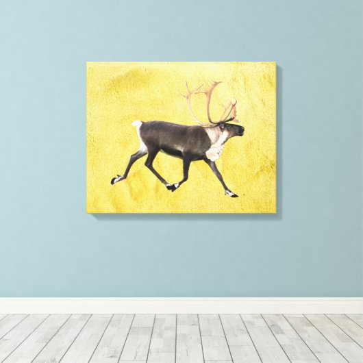 Toile Bull Caribou (Insitu (Plancher de Bois))
