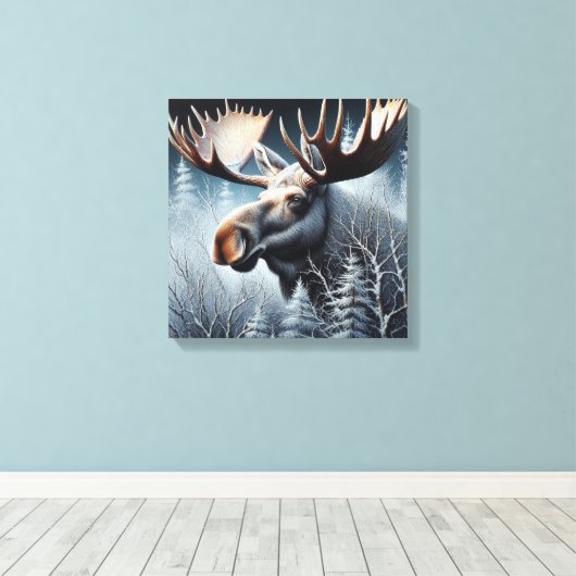 Toile Bull Moose (Insitu (Plancher de Bois))