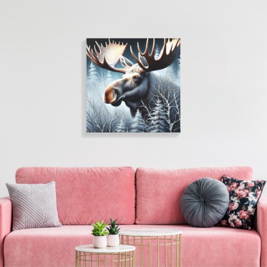 Toile Bull Moose (Insitu(Salon))