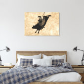 Toile Bull Riding Hero- Rodeo Event (Insitu(Chambre))