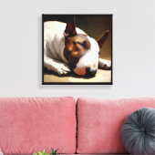 Toile Bull Terrier Dog (Insitu(Salon))