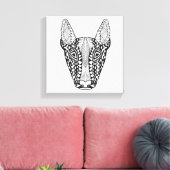 Toile Bull Terrier Sketch 6 (Insitu(Salon))