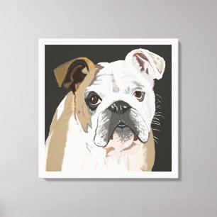 Toile Bulldog britannique