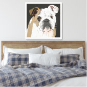 Toile Bulldog britannique (Insitu(Chambre))