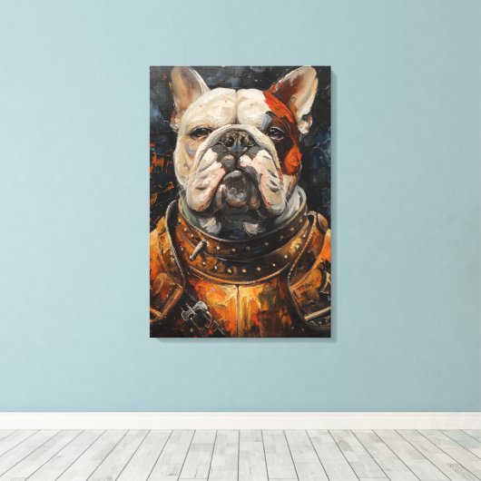 Toile Bulldog In Armor (Insitu (Plancher de Bois))