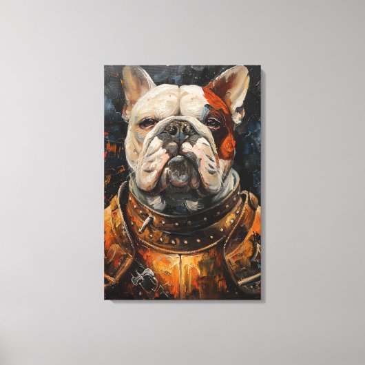 Toile Bulldog In Armor (Recto)