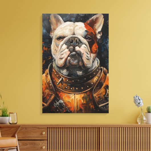 Toile Bulldog In Armor (Insitu(Salon))