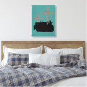 Toile Bulldozer Opérateur Christian Cross (Insitu(Chambre))