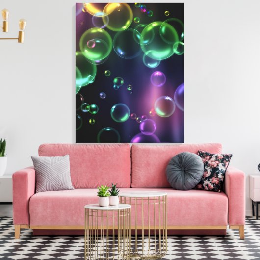 Toile Bulles audacieuses (Insitu(Salon))