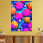 Toile Bulles colorées (Insitu(Salon))