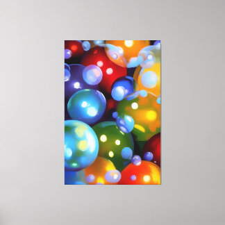 Toile Bulles colorées