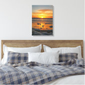 Toile Bulles de coucher de soleil (Insitu(Chambre))
