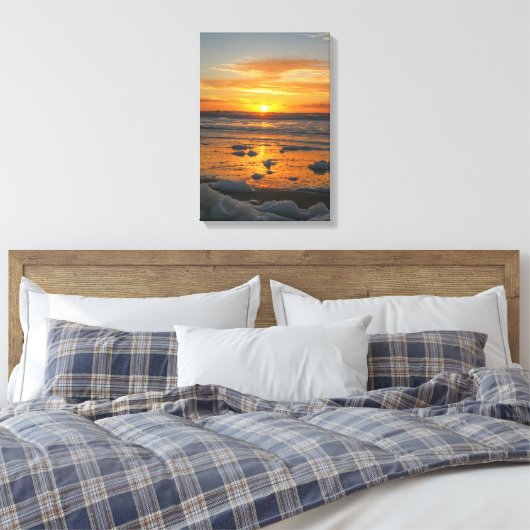 Toile Bulles de coucher de soleil (Insitu(Chambre))