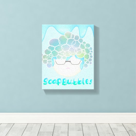 Toile Bulles de savon (Insitu (Plancher de Bois))
