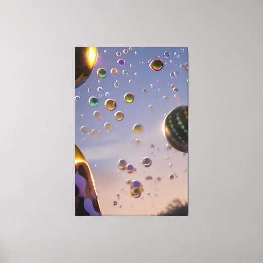 Toile Bulles de savon (Recto)