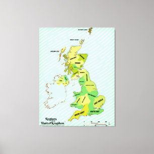 Toile Bulletin de navigation des îles britanniques de st