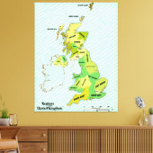 Toile Bulletin de navigation des îles britanniques de st (Insitu(Salon))
