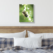 Toile Bumble Bee sur la fleur blanche (Insitu(Chambre))