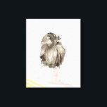 Toile Bun de noeud de cheveux Brown<br><div class="desc">Top Knot Sailor Stripes I par Jennifer Paxton Parker. | 138995GG</div>