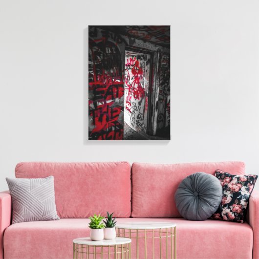 Toile Bunker Graffitié (Insitu(Salon))