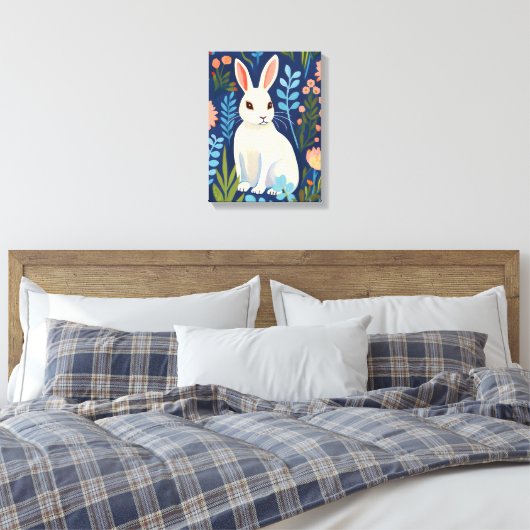 Toile Bunny Floral (Insitu(Chambre))
