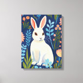 Toile Bunny Floral (Recto)