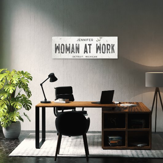 Toile Bureau de ferme moderne rustique Long