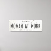 Toile Bureau de ferme moderne rustique Long (Recto)