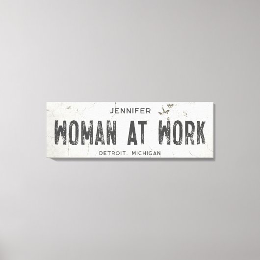 Toile Bureau de ferme moderne rustique Long (Recto)