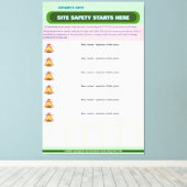 Toile Bureau de la sécurité des chantiers de constructio (Insitu (Plancher de Bois))