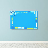 Toile Bureau d'inscription du Bat mitzvah du bar WAVES d (Insitu (Plancher de Bois))