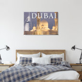 Toile Burj al Arab | Mosquée en soirée Dubaï (Insitu(Chambre))