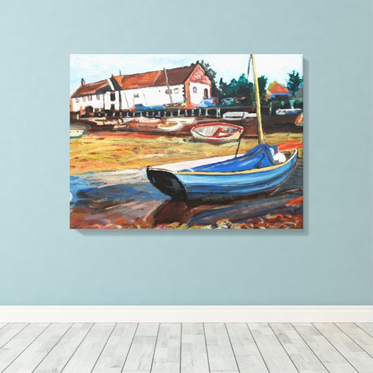 Toile Burnham Overy Staithe (Insitu (Plancher de Bois))