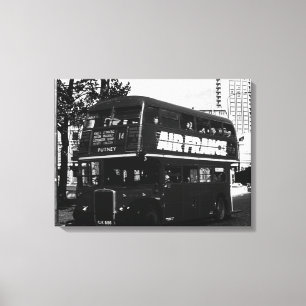 Toile Bus à deux étages vintage Angleterre Londres