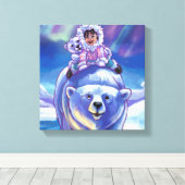 Toile Bus à ours polaire (Insitu (Plancher de Bois))