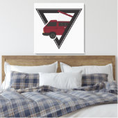 Toile bus triangle maroon (Insitu(Chambre))