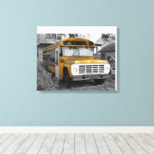 Toile Bus Yellow (Insitu (Plancher de Bois))