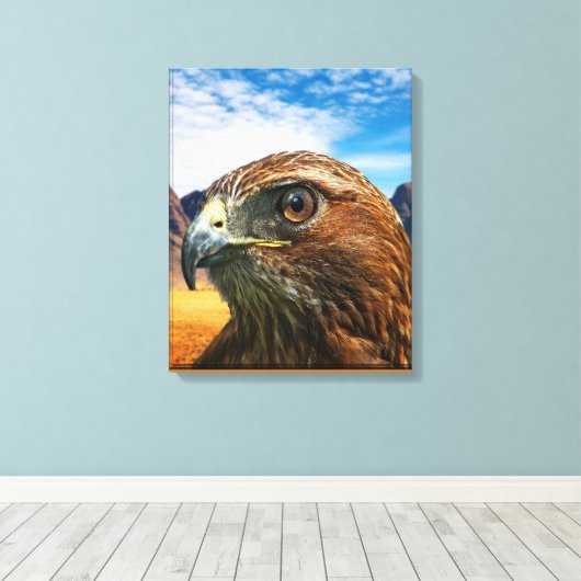 Toile Buse à queue rouge (Insitu (Plancher de Bois))
