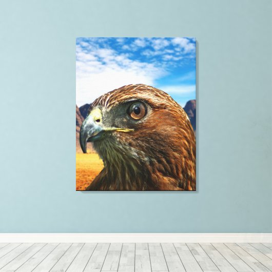 Toile Buse à queue rouge (Insitu (Plancher de Bois))